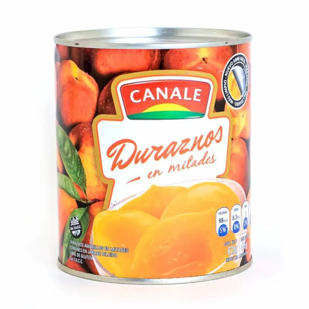 Durazno en Mitades